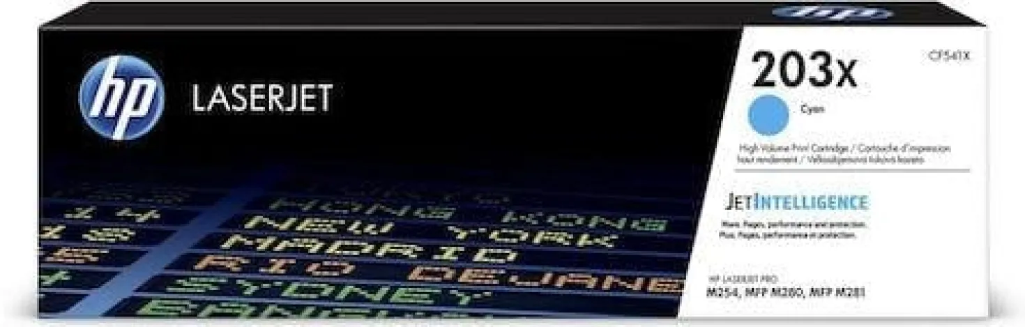 Lasertoner HP 203X cyan