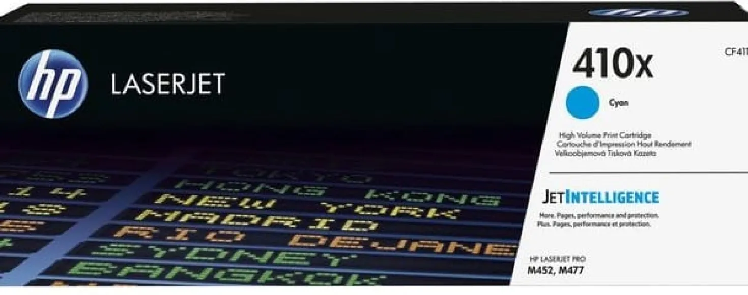 Lasertoner HP 411X cyan