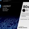 Lasertoner HP 80X Dualpack svart