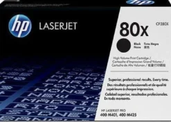 Lasertoner HP 80X Dualpack svart