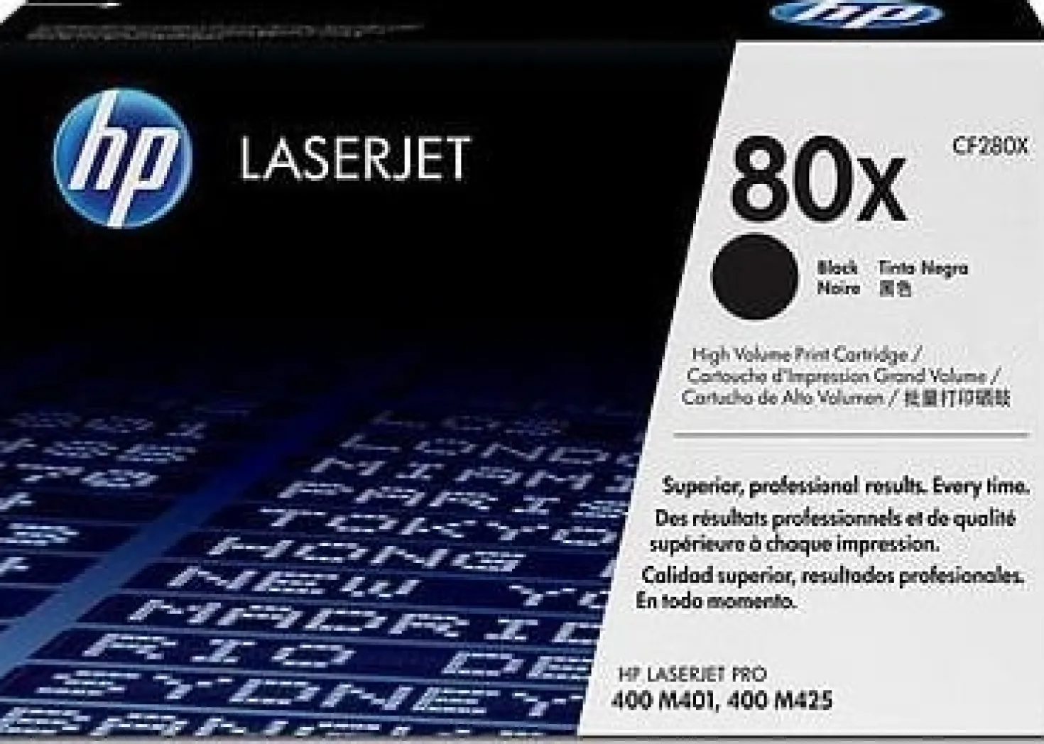Lasertoner HP 80X Dualpack svart
