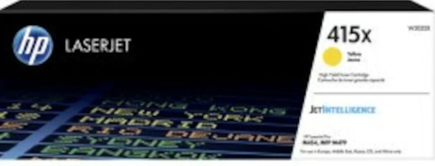 Lasertoner HP 415X gul
