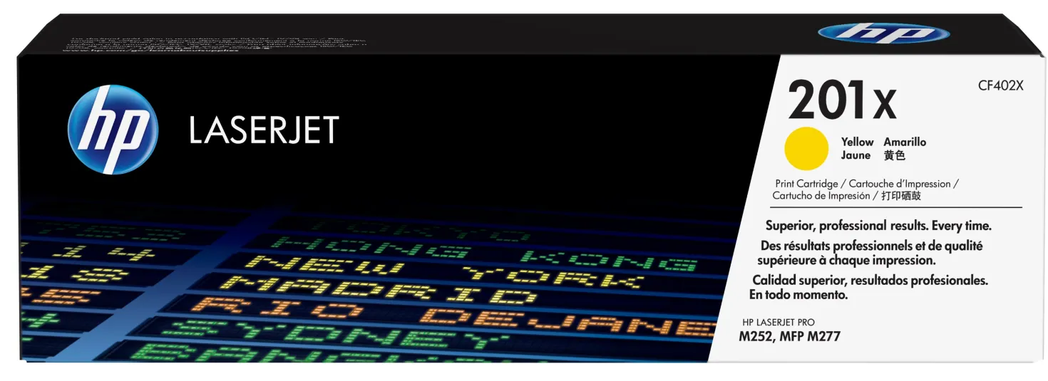 Lasertoner HP 201X gul