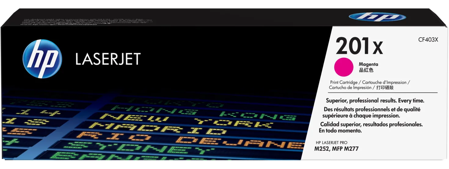 Lasertoner HP 201X magenta