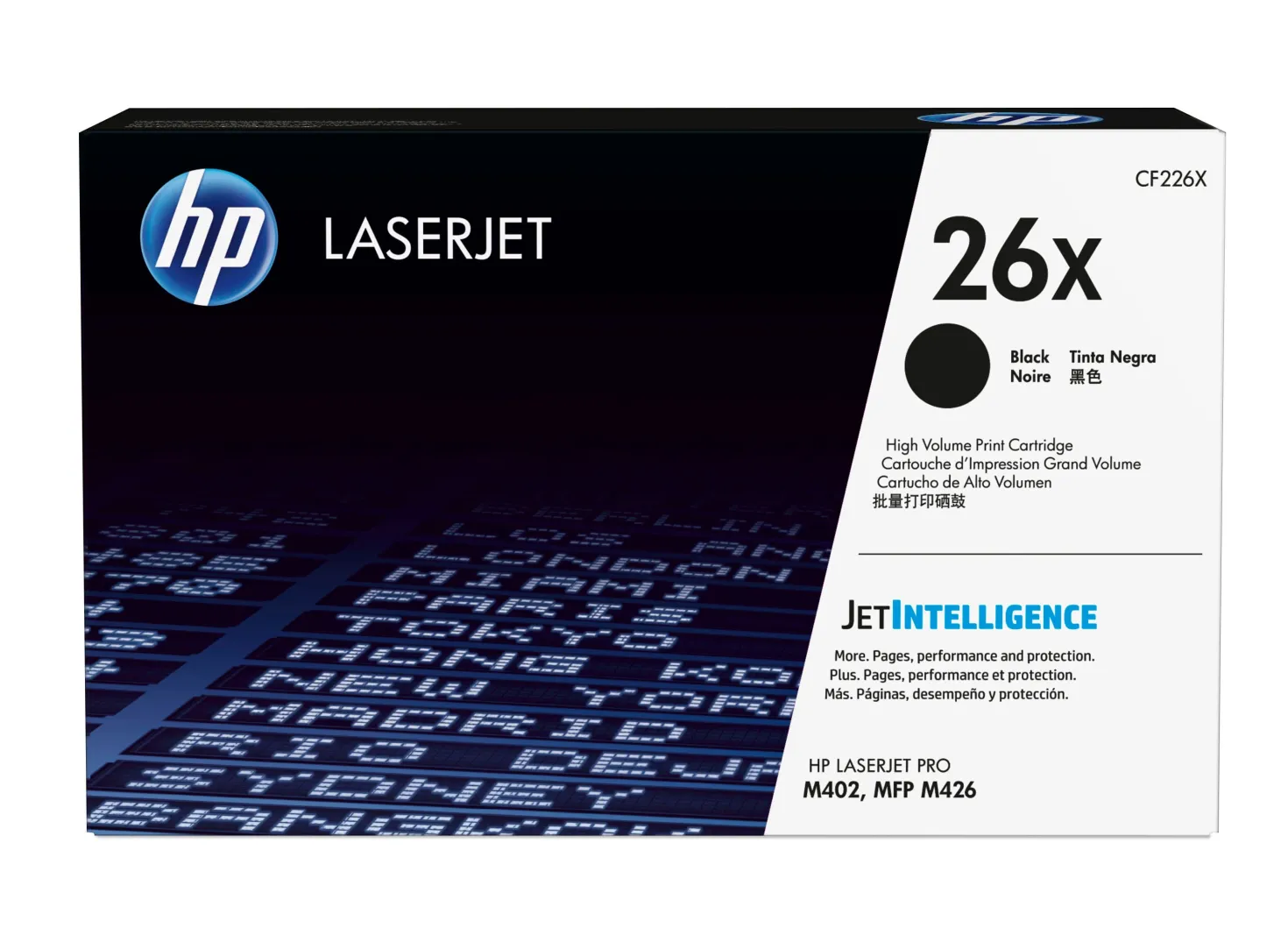 Lasertoner HP 26X svart