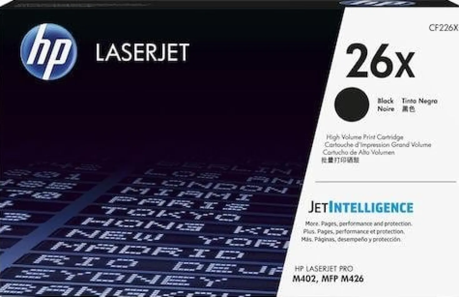 Lasertoner HP 26X svart