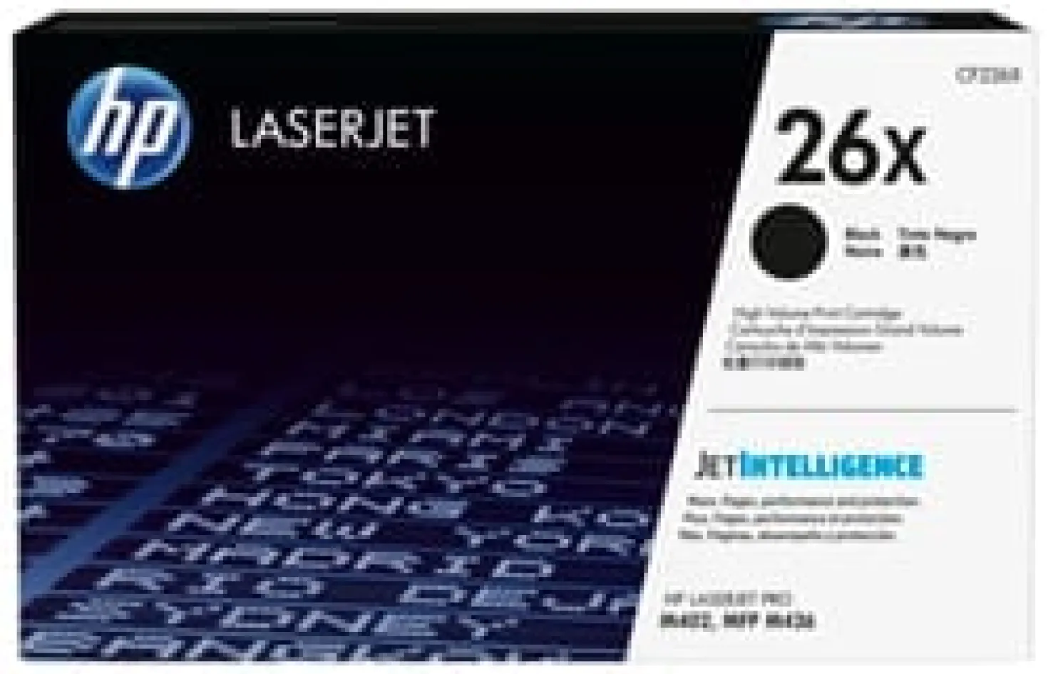 Lasertoner HP 26X svart