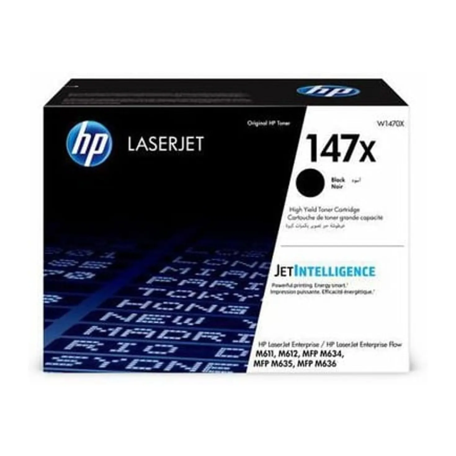 Lasertoner HP 147X svart