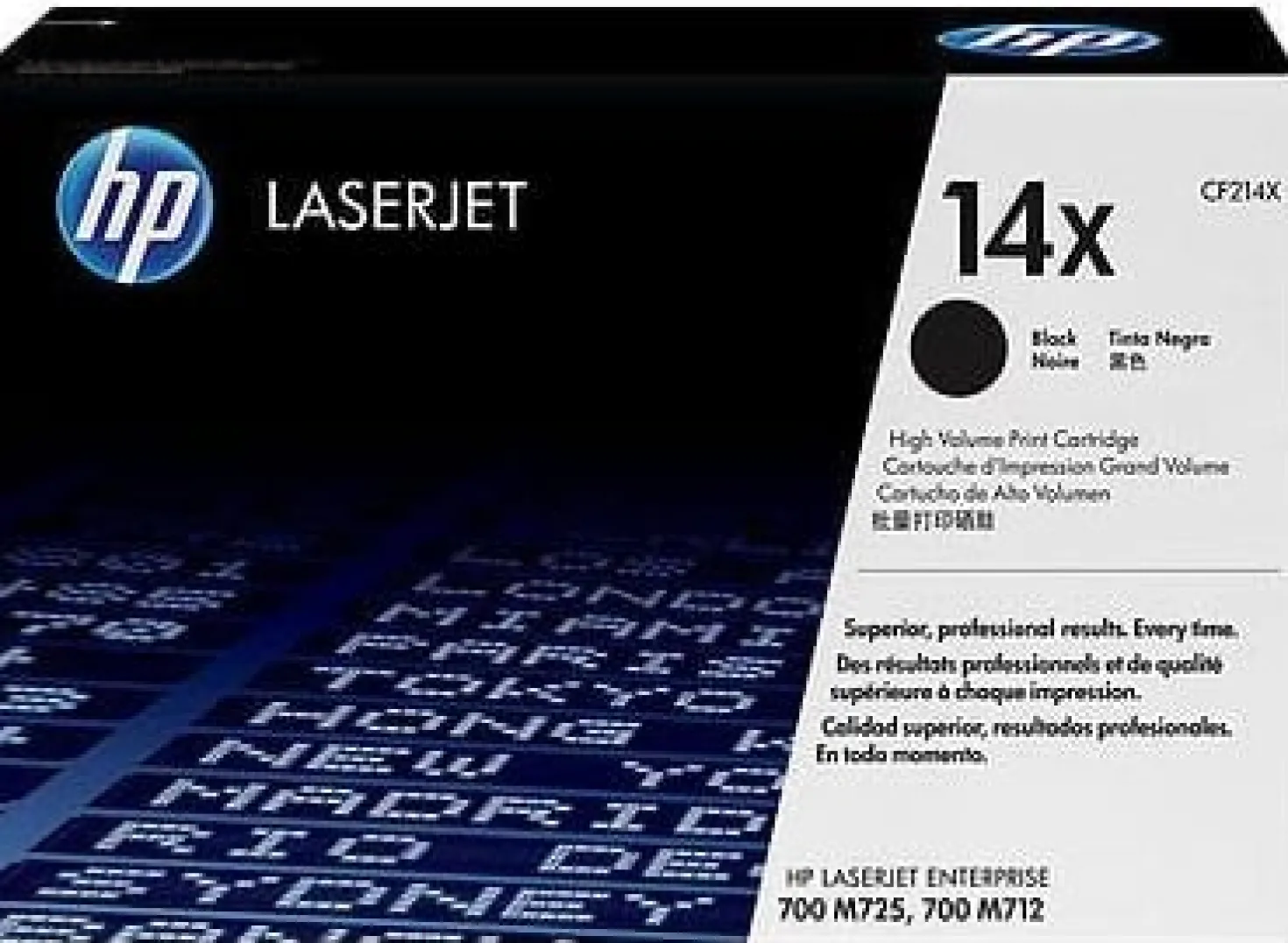 Lasertoner HP 14X Svart