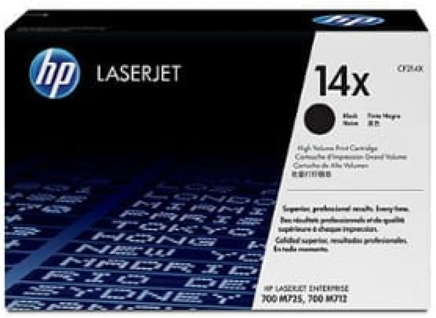 Lasertoner HP 14X Svart