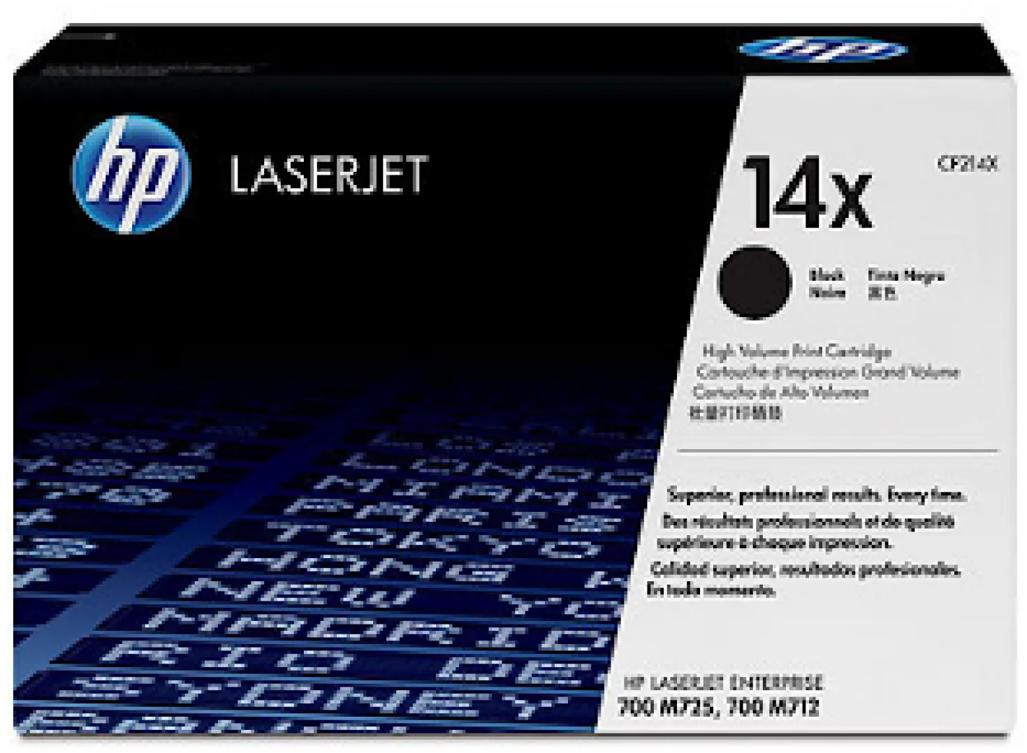 Lasertoner HP 14X Svart