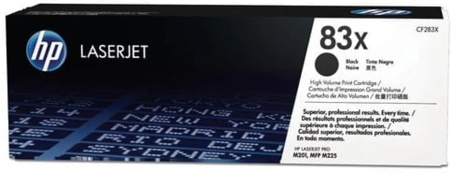 Lasertoner HP 83X svart