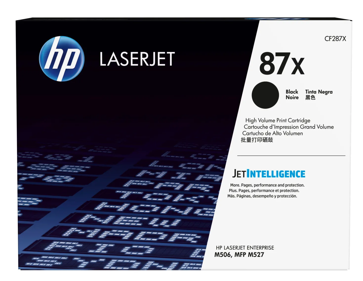 Lasertoner HP 87X svart