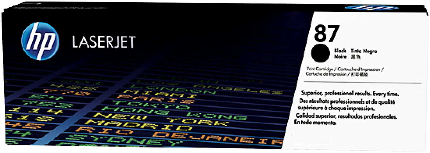 Lasertoner HP 87X svart