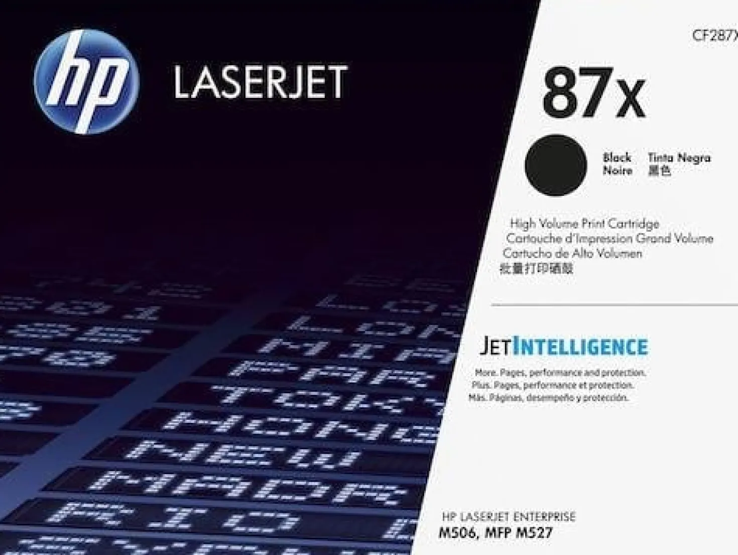 Lasertoner HP 87X svart