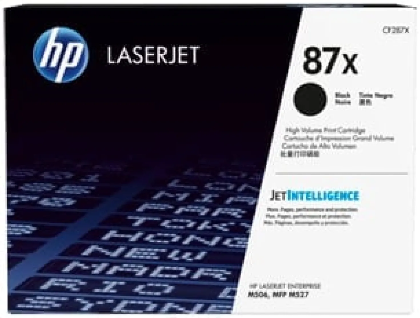 Lasertoner HP 87X svart