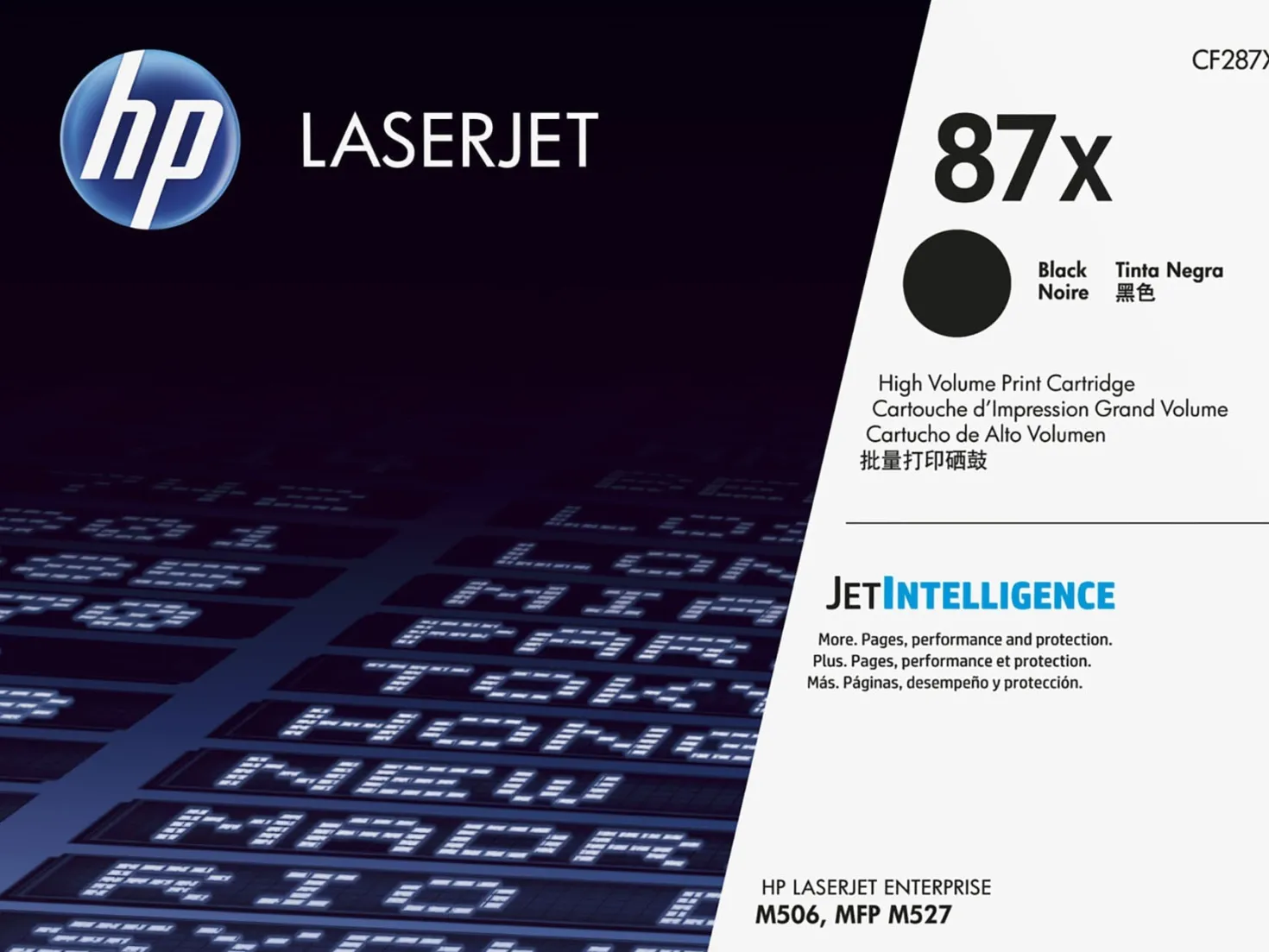 Lasertoner HP 87X svart