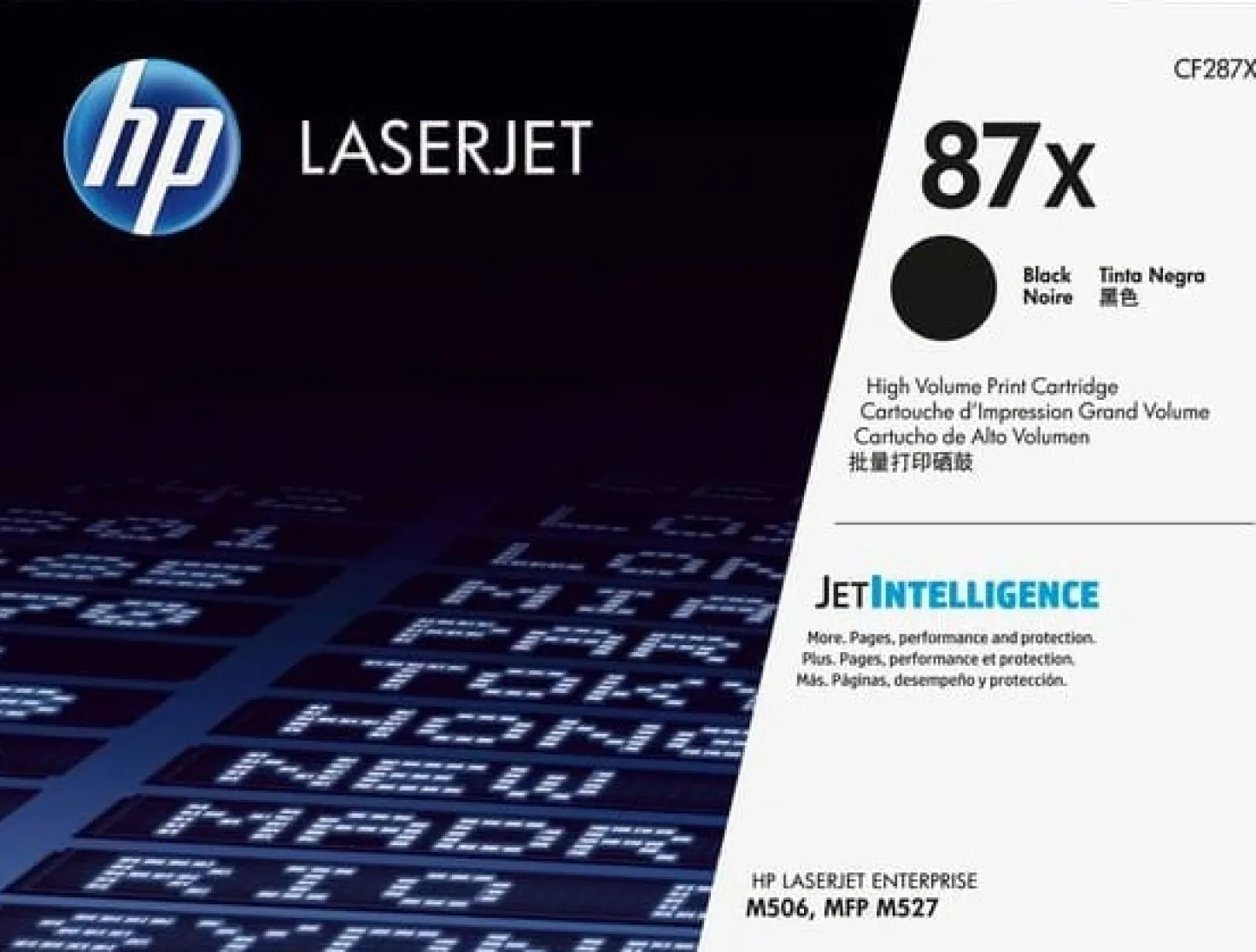 Lasertoner HP 87X svart