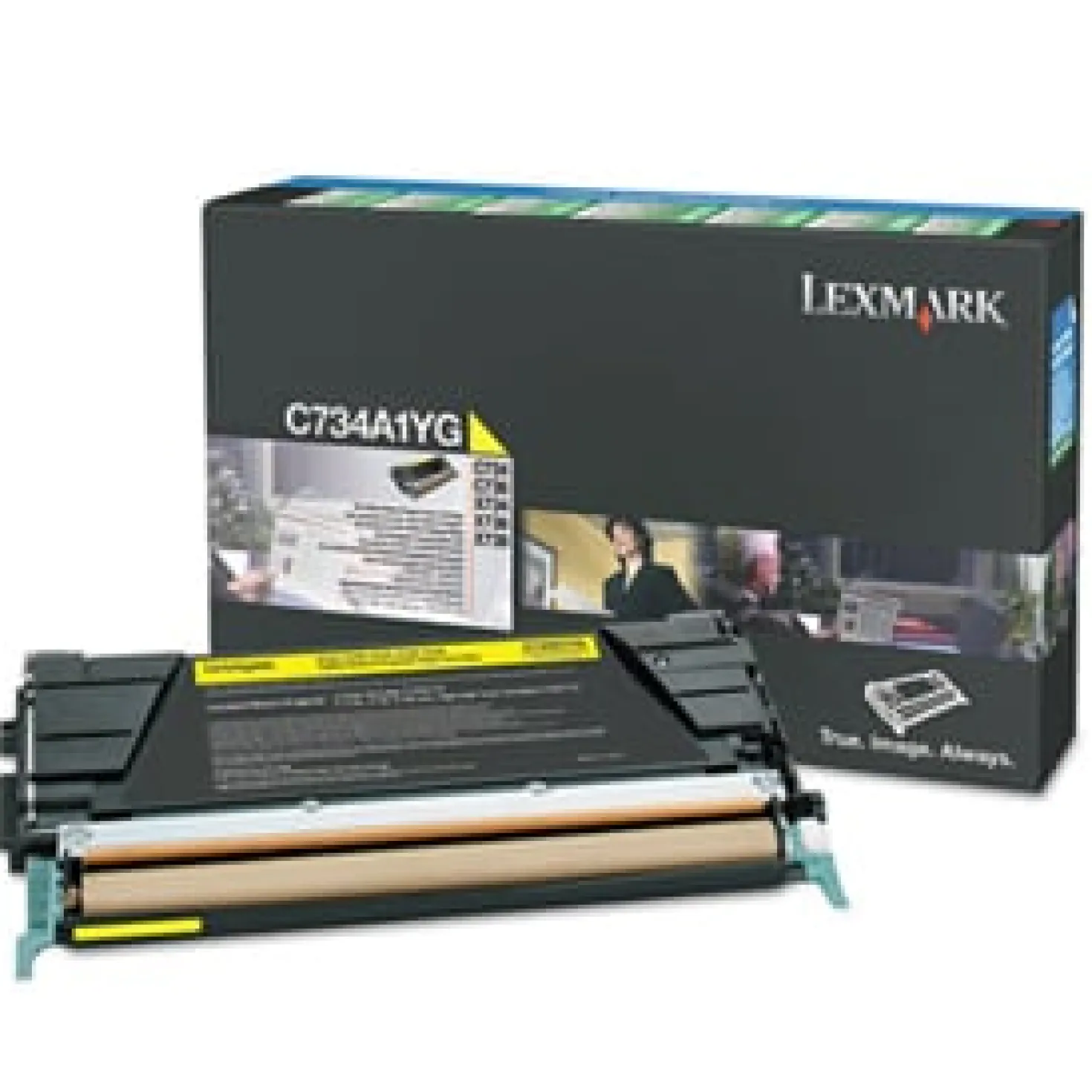 Lasertoner Lexmark C746/C748 gul