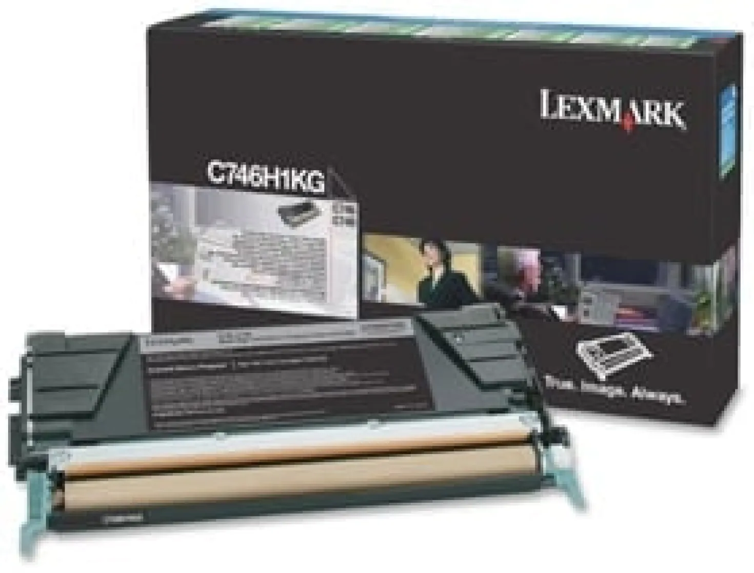 Lasertoner Lexmark C746/C748 Svart