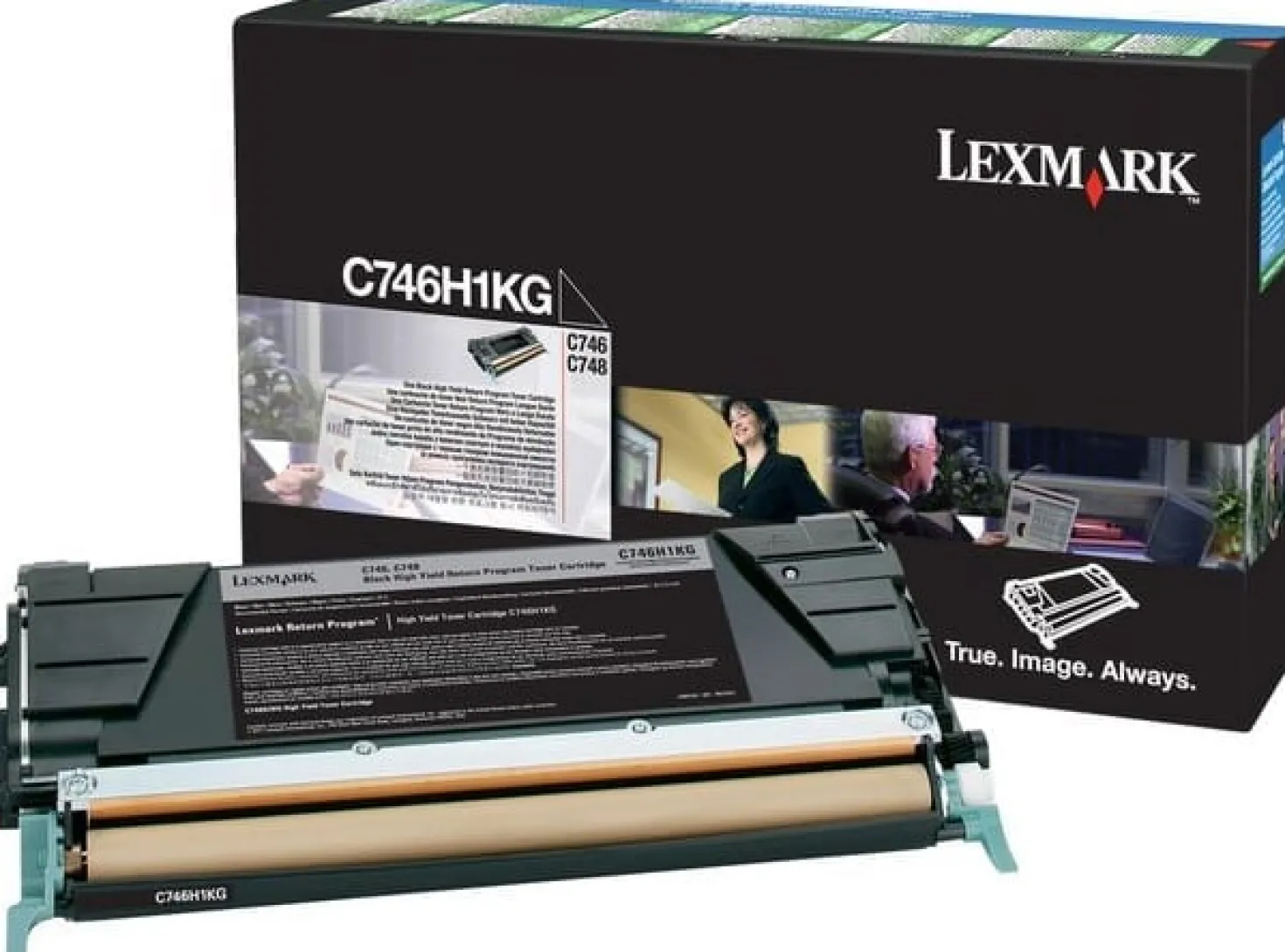 Lasertoner Lexmark C746/C748 Svart