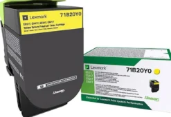 Lasertoner Lexmark CS317/CX317 gul (Return)