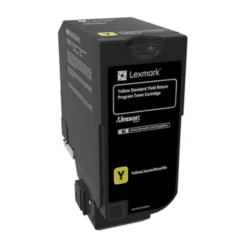 Lasertoner Lexmark CS720 gul (return)