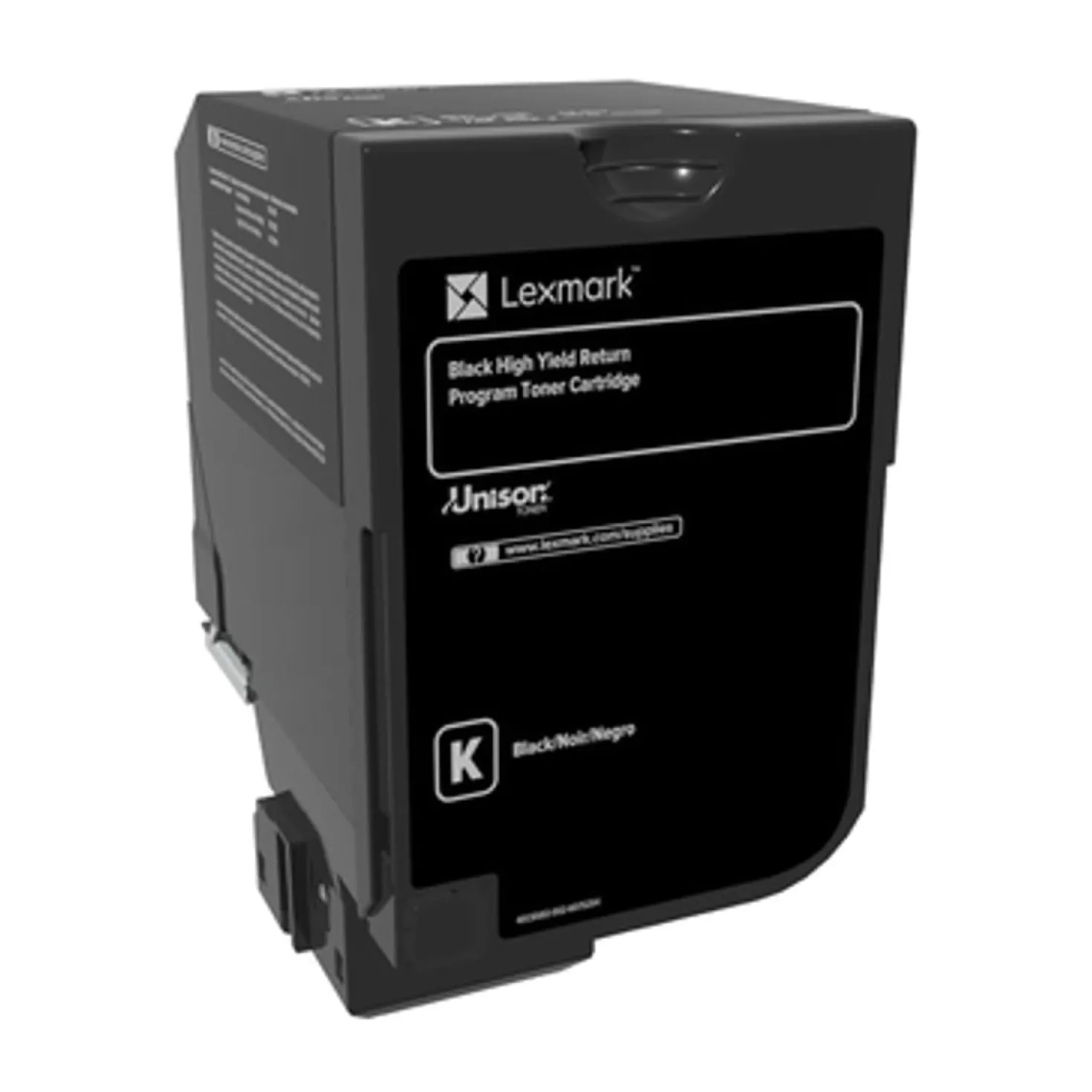 Lasertoner Lexmark CS720 svart (return)