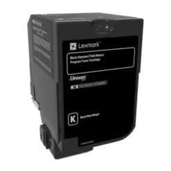 Lasertoner Lexmark CS720 svart (return)