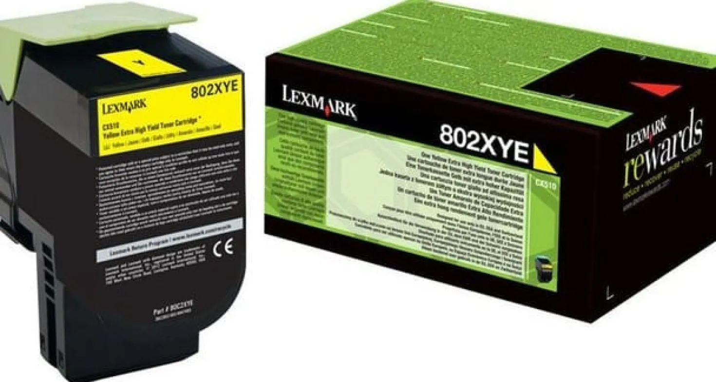 Lasertoner Lexmark gul