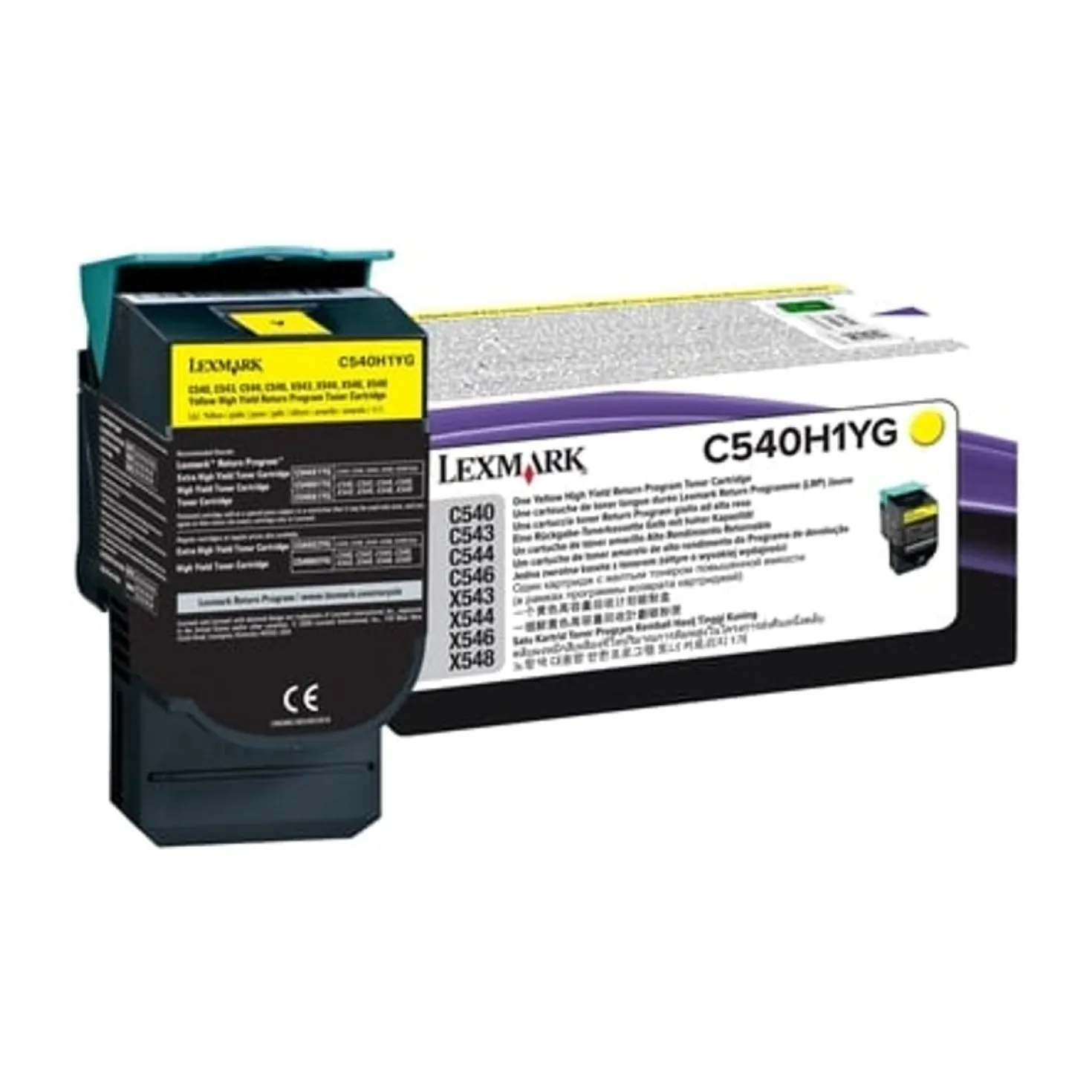 Lasertoner Lexmark Gul Return Program Print Cartridge HY