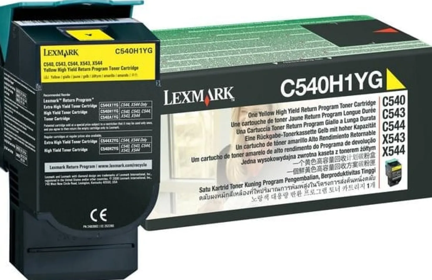 Lasertoner Lexmark Gul Return Program Print Cartridge HY