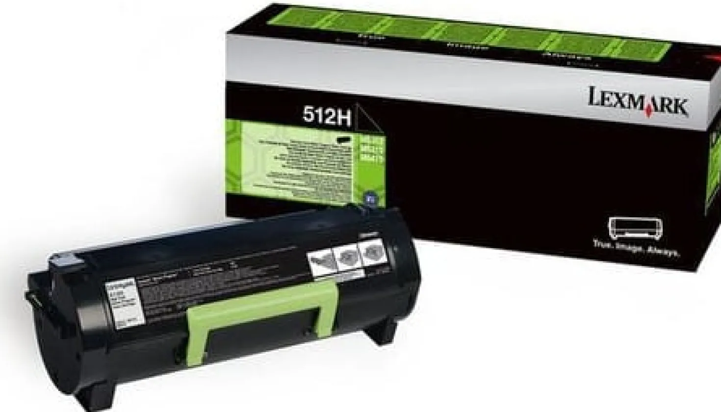 Lasertoner Lexmark 512H svart