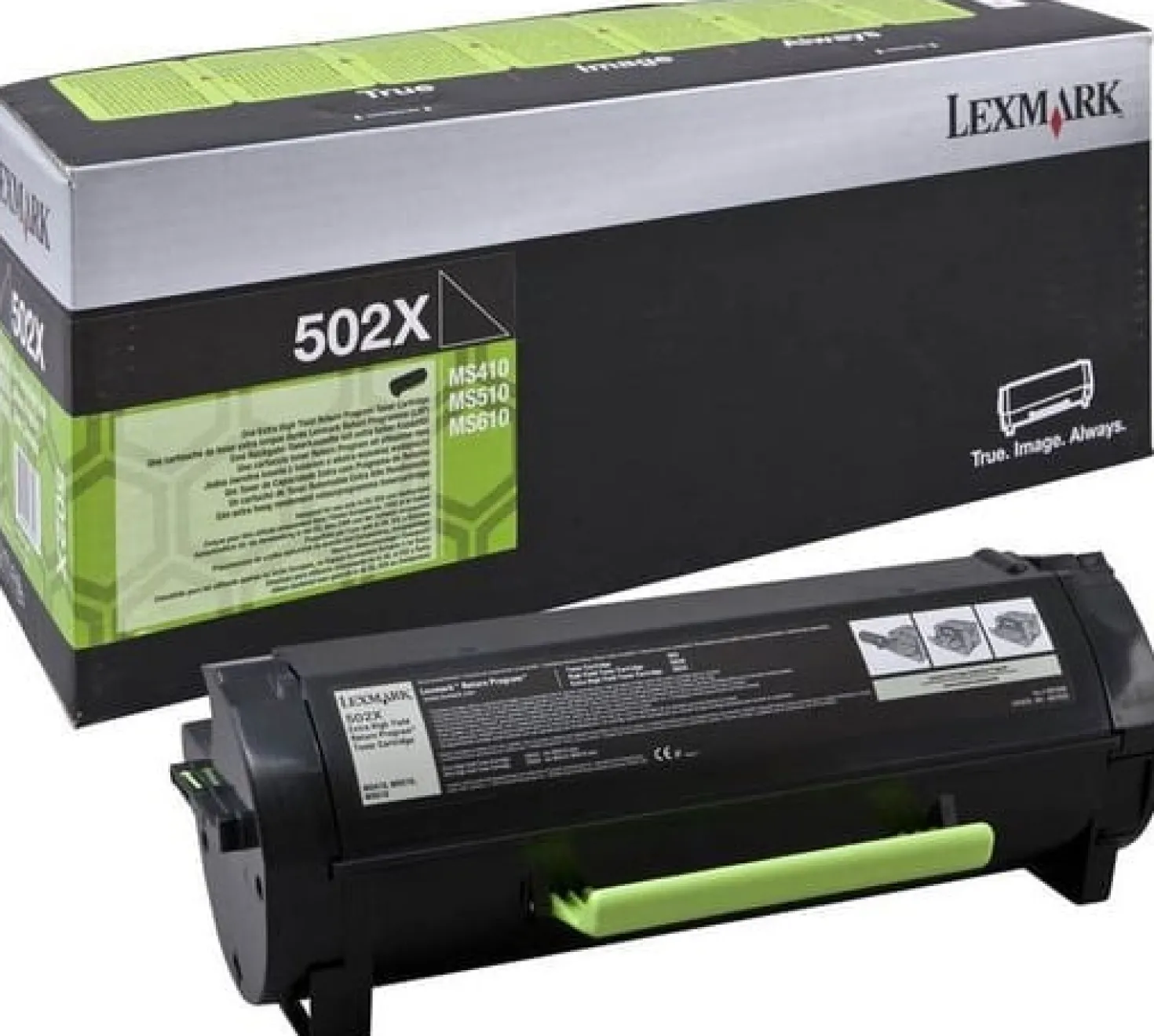 Lasertoner Lexmark Svart 502 1500 sid