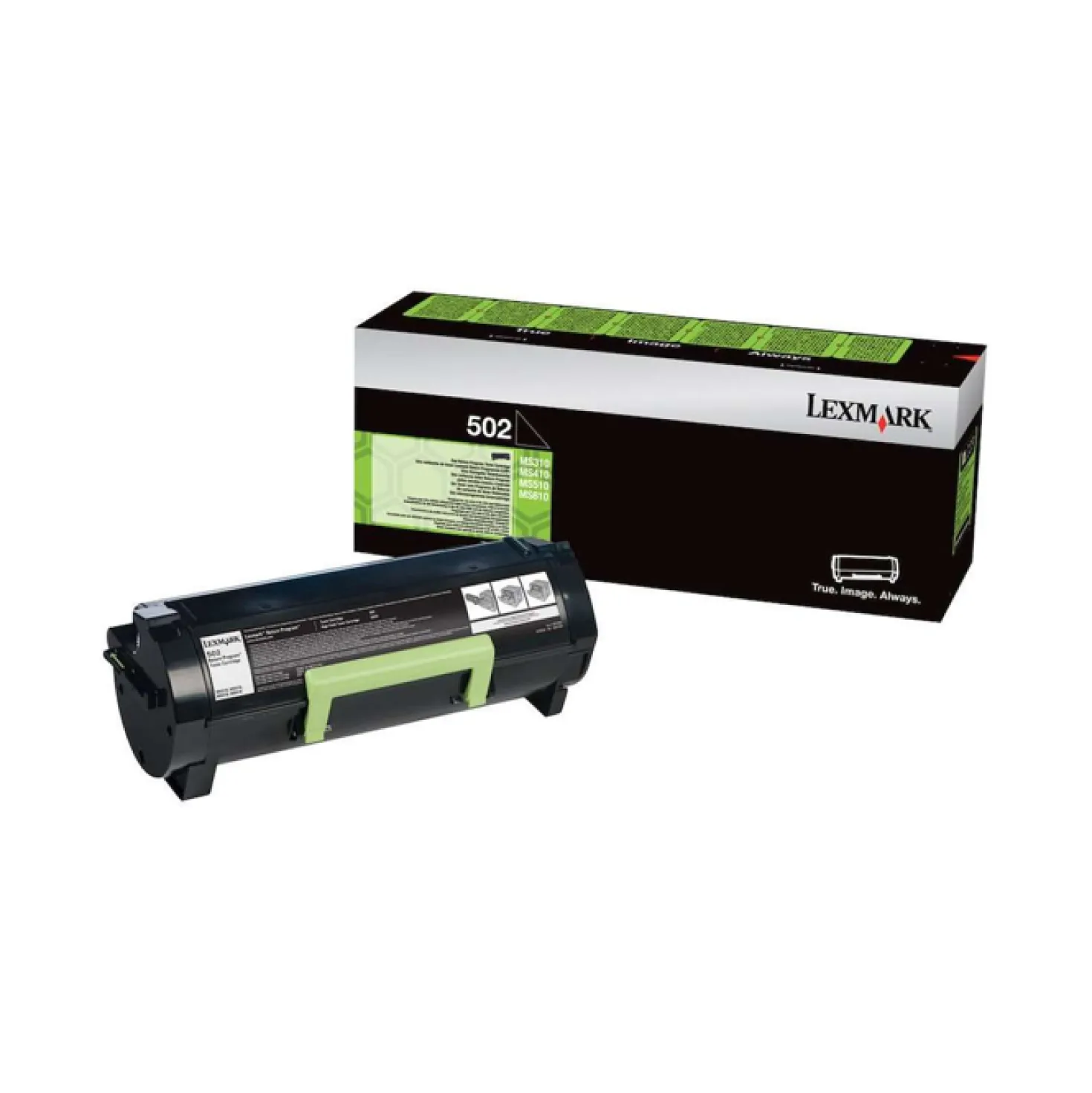 Lasertoner Lexmark Svart 502 1500 sid
