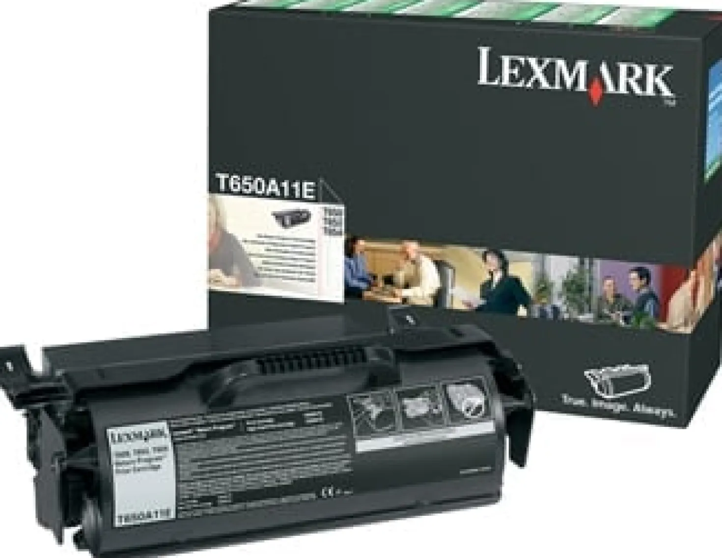 Lasertoner Lexmark Svart T650/T652/T654 7000 sidor