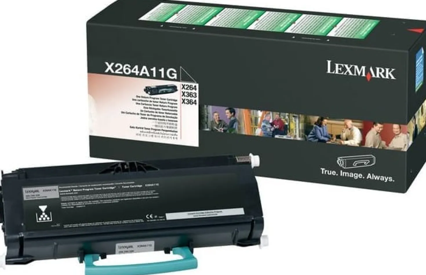 Lasertoner Lexmark Svart X264/X363/X364
