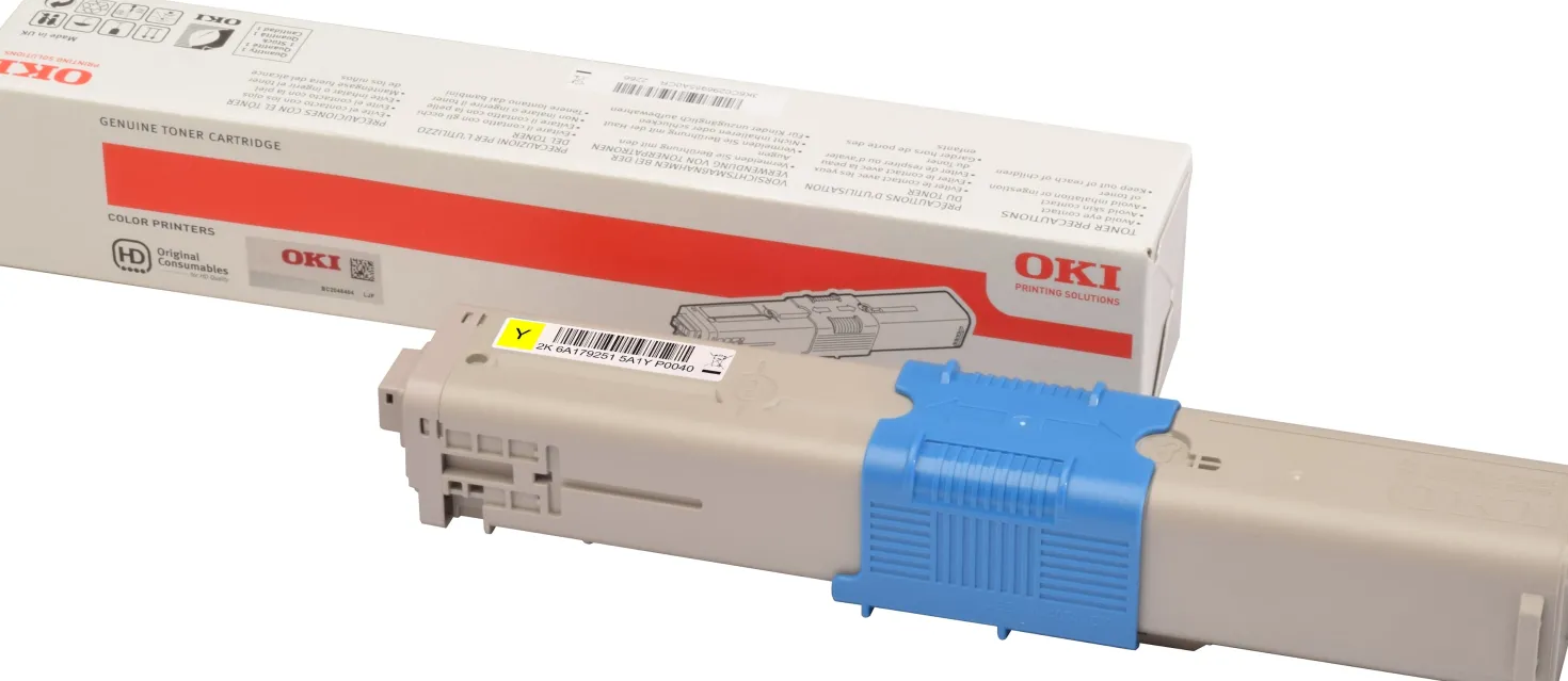 Lasertoner Oki C332/MC363 gul