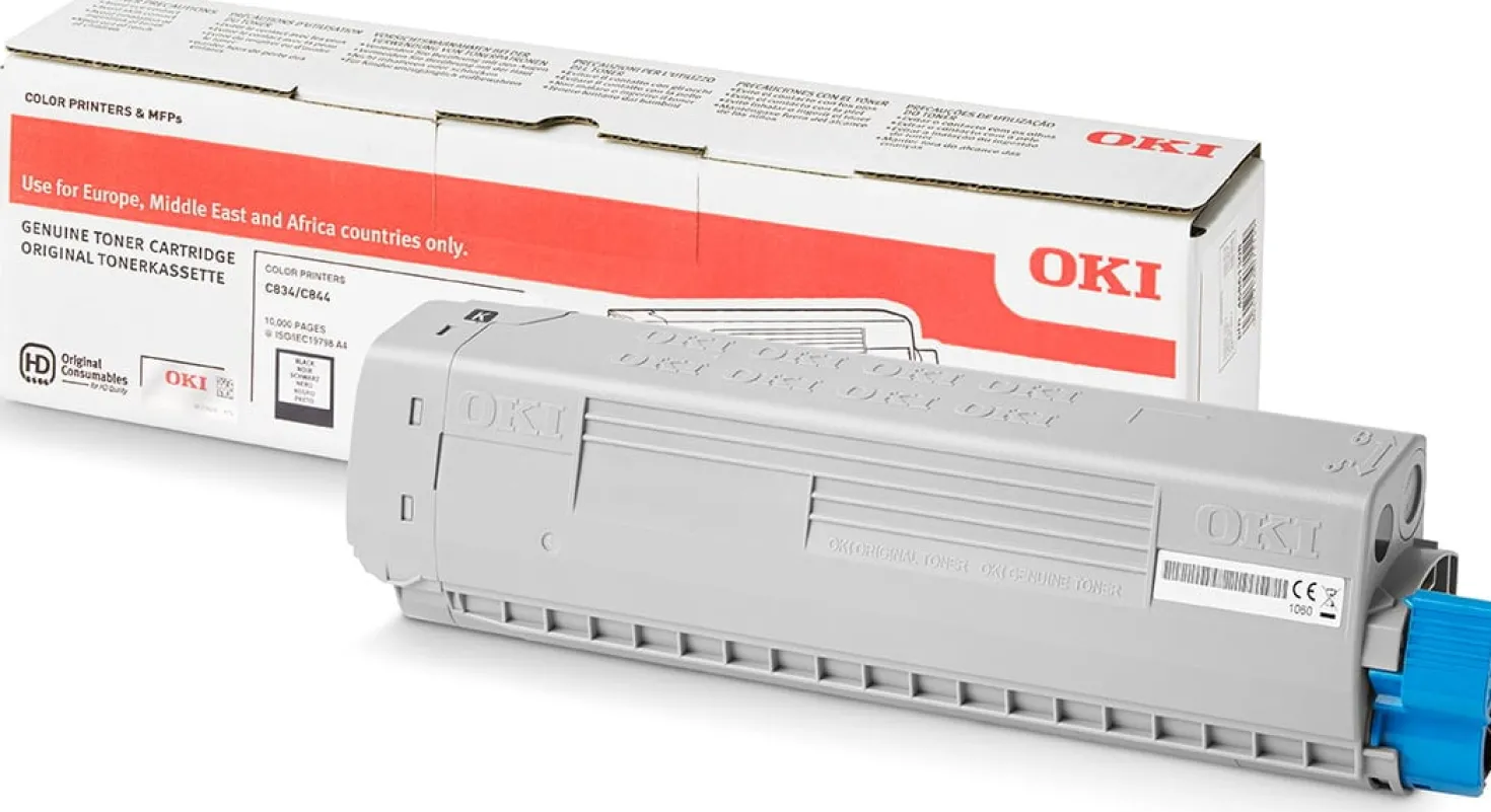 Lasertoner OKI C824 svart