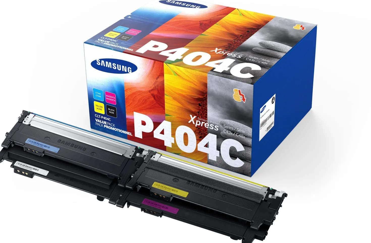 Lasertoner Samsung P404C SL-C430/C480 CMYK rainbow