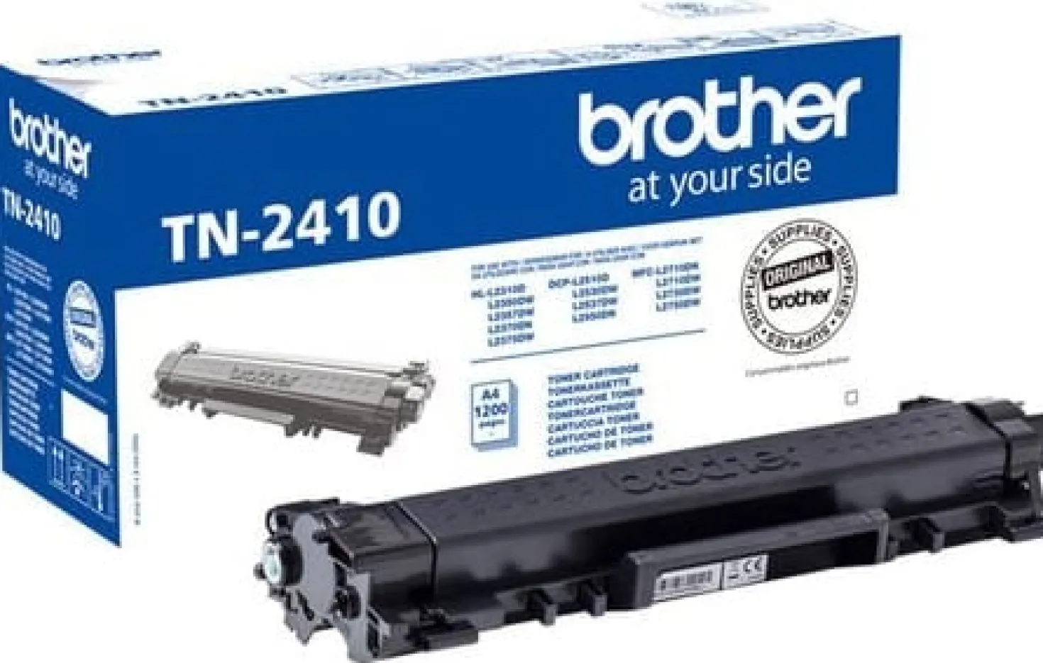 Lasertoner TN2410 Brother Svart