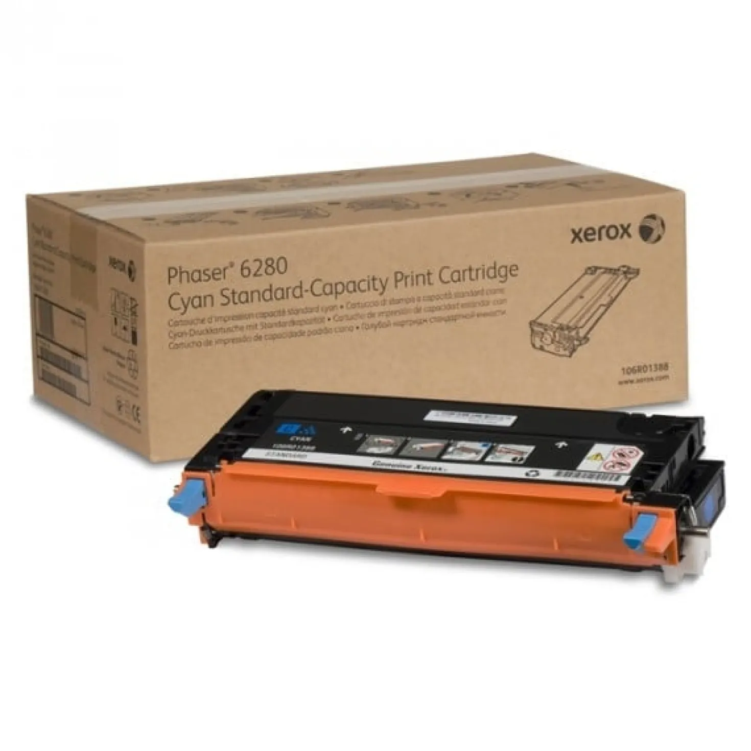 Lasertoner Xerox Cyan 106R01388