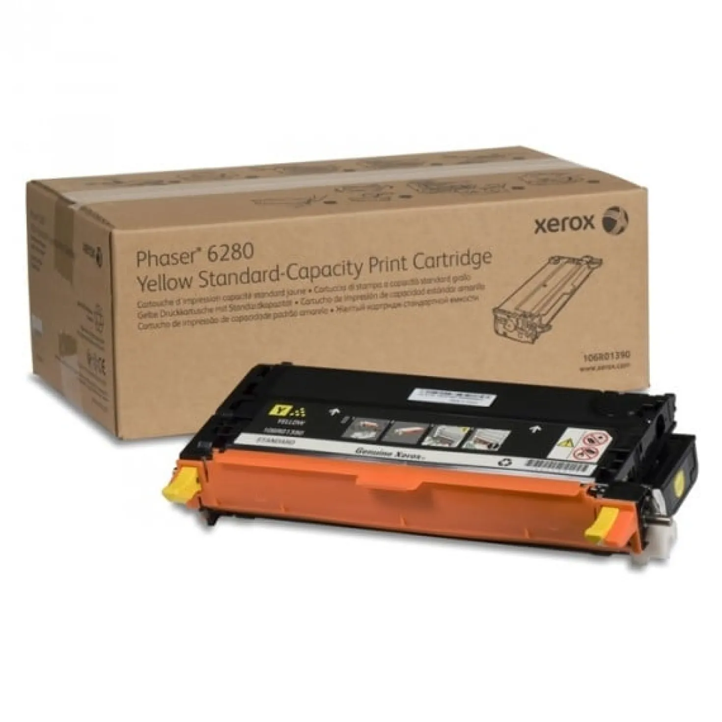 Lasertoner Xerox Gul 106R01390