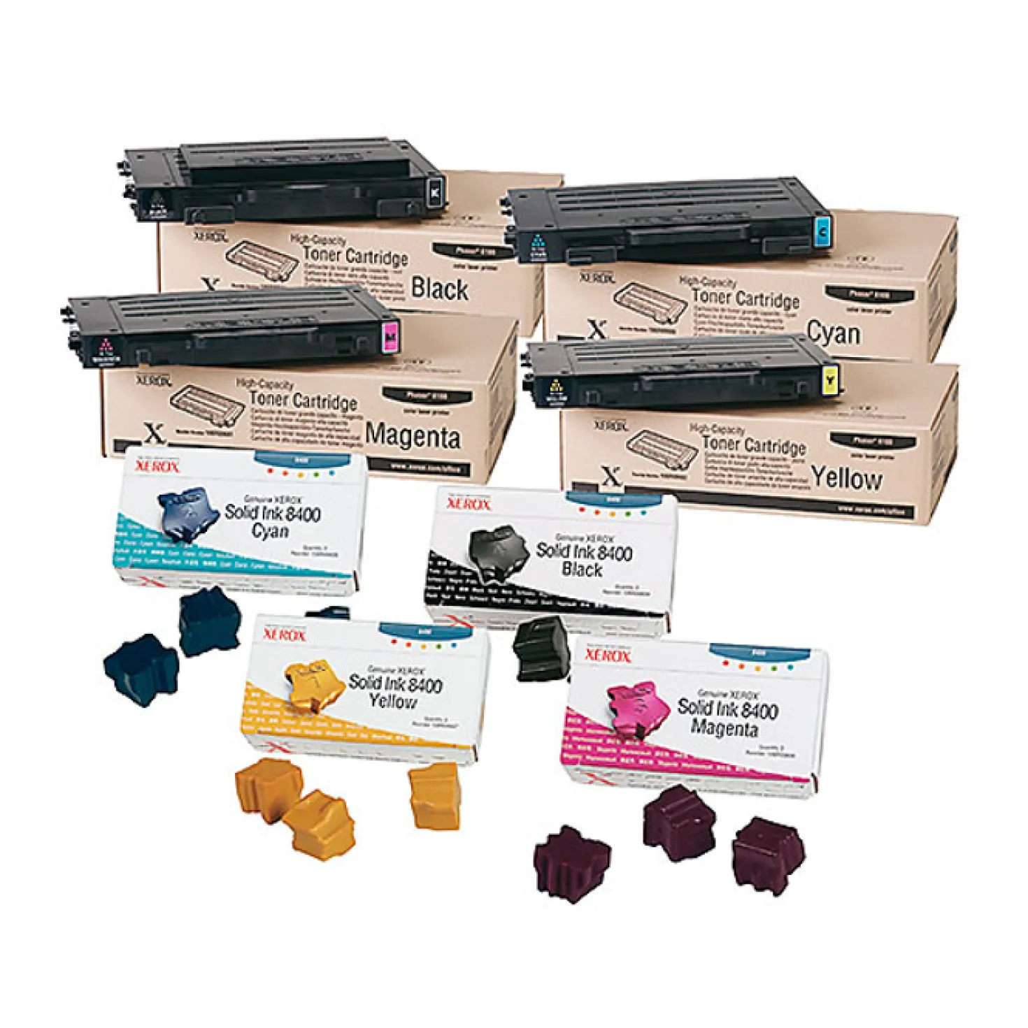 Lasertoner Xerox Gul 106R01390
