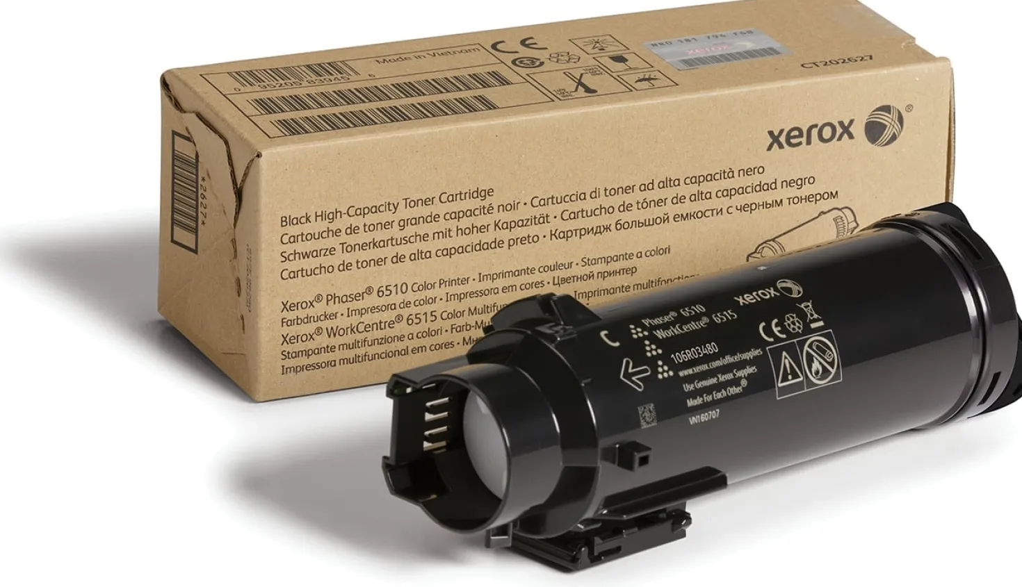 Lasertoner Xerox Phaser 6510 svart