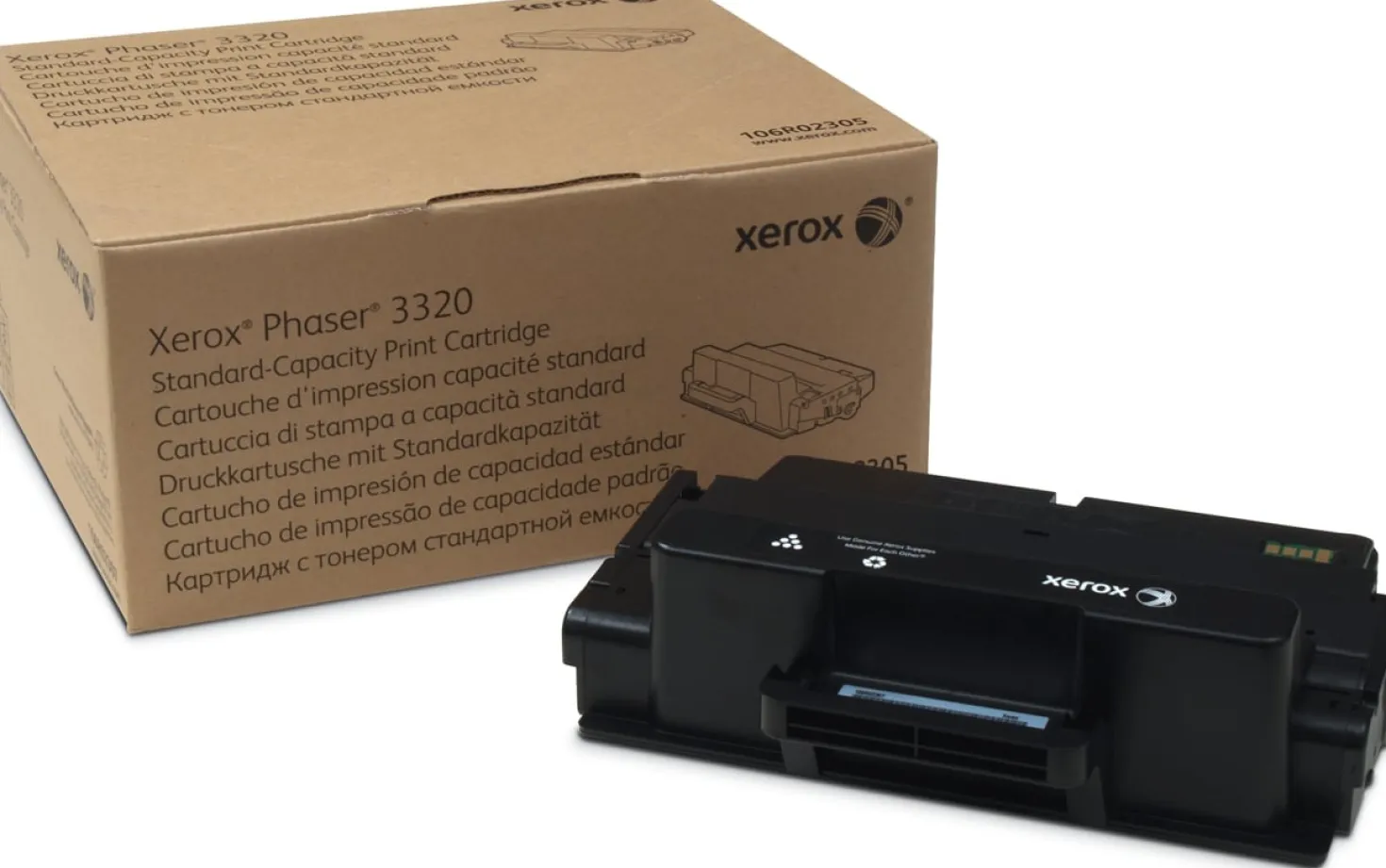 Lasertoner Xerox svart Phaser 3320