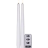 LED Antikljus Star Trading Flamme Slim, vit, 28,5 cm, 2-pack