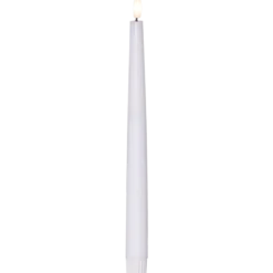 LED Antikljus Star Trading Flamme Slim, vit, 28,5 cm, 2-pack