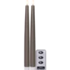 LED Antikljus Star Trading Flamme Slim, mullvad, 28,5 cm, 2-pack
