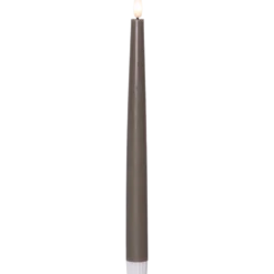LED Antikljus Star Trading Flamme Slim, mullvad, 28,5 cm, 2-pack